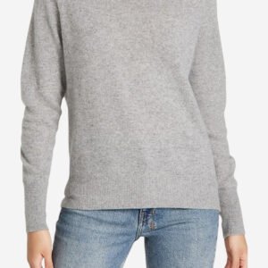 Cashmere Rib Trim Easy Turtleneck