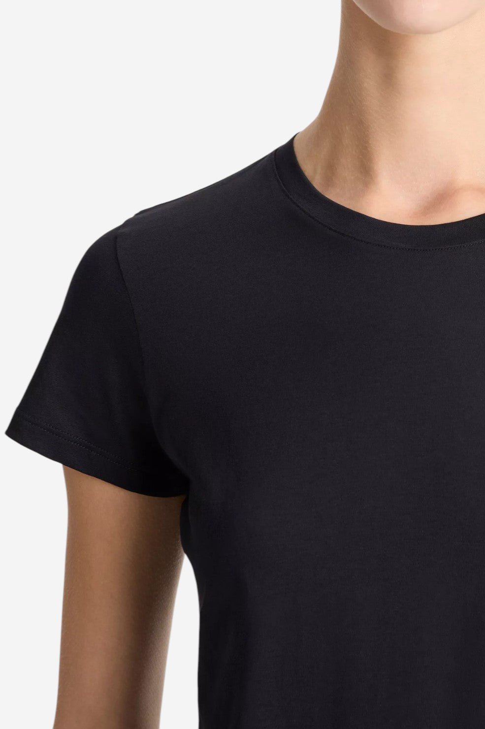 Essential Pima Cotton Crew Neck T-Shirt - Coastal Blue - Image 2