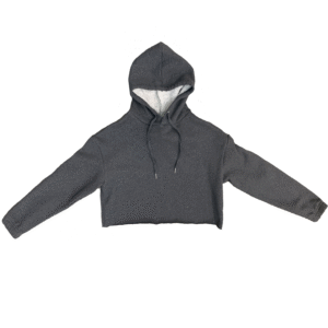 Cropped Hoodie - Charcoal
